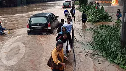 Kawasan Bisnis Sarinah Terendam Banjir