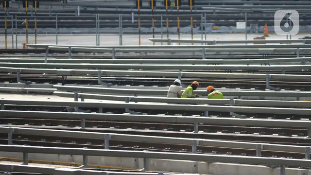 Menengok Proyek Pembangunan Depo LRT Jabodebek