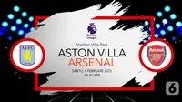 Aston Villa vs Arsenal (Liputan6.com/Abdillah)