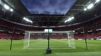 Federasi Sepak Bola Inggris (FFF) mengonfirmasi, Stadion Wembley akan tetap menggelar pertandingan uji coba antara Inggris dan Prancis pada Rabu (18/11/2015). (Skysports)