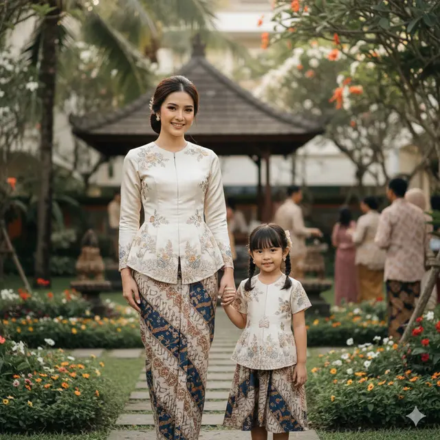 11 Batik Sarimbit Ibu Anak untuk Kondangan, Bikin Penampilan Makin Serasi