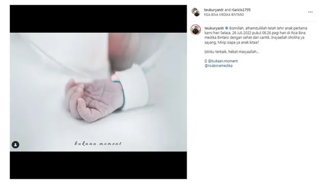 Ria Ricis Melahirkan Anak Pertama, Ini 8 Potretnya yang Penuh Haru Bahagia