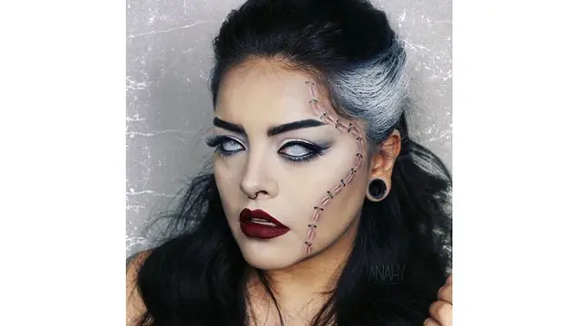 Terinspirasi dari Film Horor, 7 Makeup Wanita Ini Terlihat Nyata