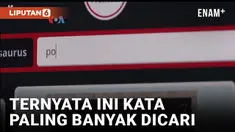 Beragam layanan online mempermudah orang mencari arti kata hingga pelafalannya. Selama tahun 2024 ini, kata apa yang paling sering dicari artinya? Lalu soal pelafalan, kata dan nama siapa yang sering dicari pengucapannya lewat pencarian online? Selen...