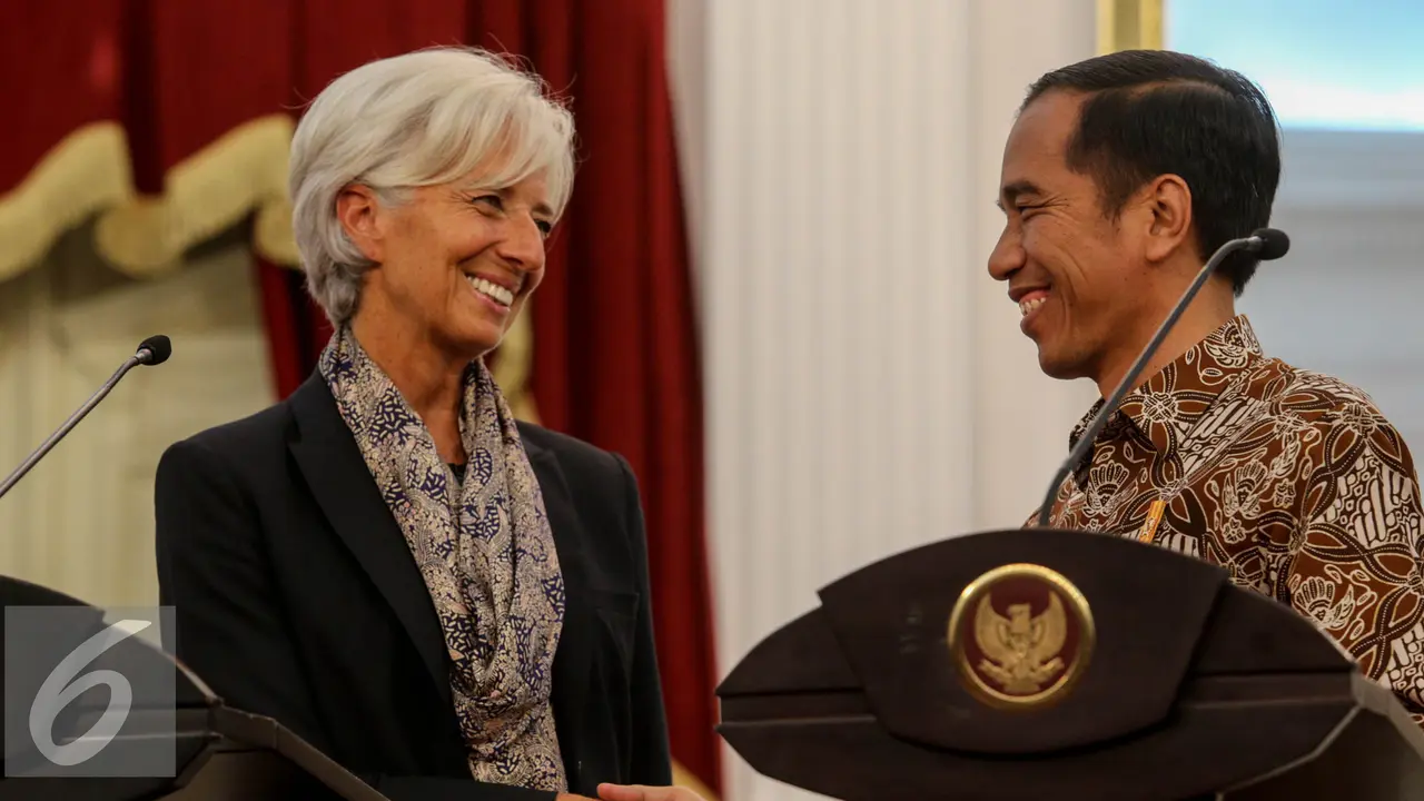 20150901-Jokowi dan Christine Lagarde-Jakarta