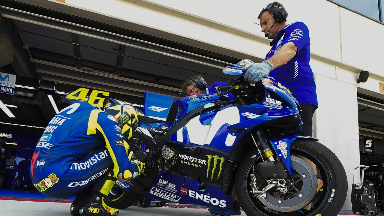 FOTO: Valentino Rossi Posisi ke-9 saat Sesi Latihan MotoGP Aragon