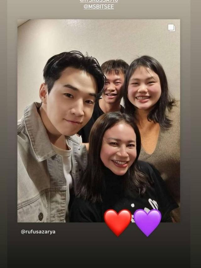 Rossa jumpa Henry Lau di Korea (Foto Instagram itsrossa910)