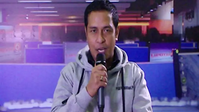 Muliadi Aziz Pengunjung dan Peserta Presenter di Indonesia Broadcaster Expo 2013