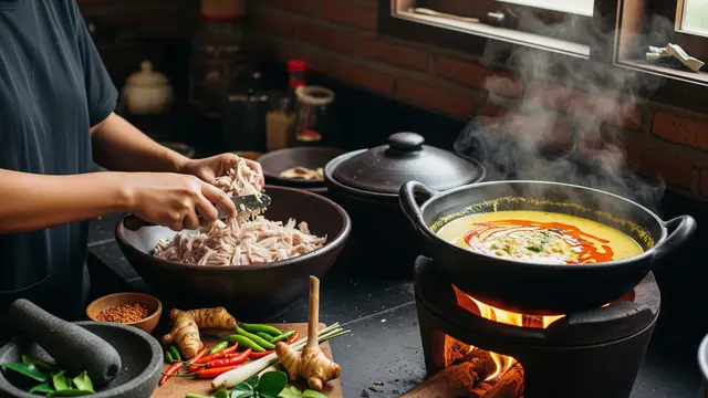 Membuat Ayam Lodho Tulungagung