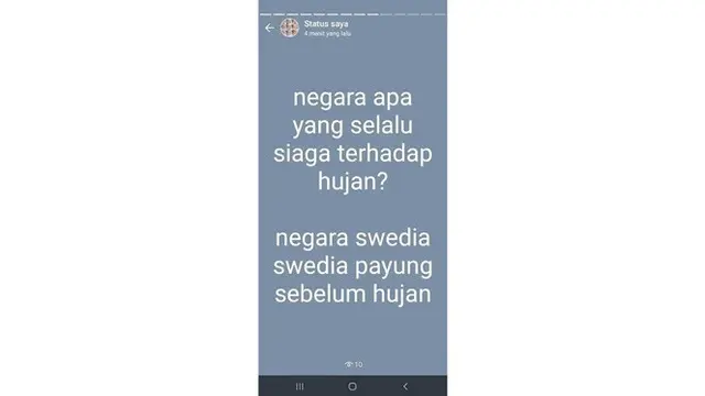 7 Status WhatsApp Ini Receh Banget, Bikin Senyum Sendiri