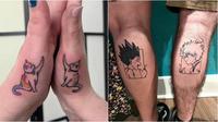 Inspirasi tato bersama sahabat (Sumber: Boredpanda)