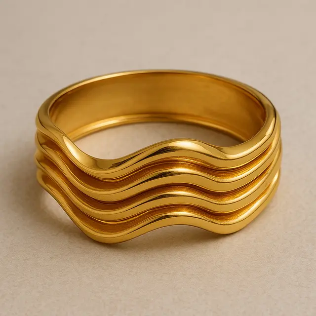 Model Gelang Emas 18 Karat 8 Gram (Image by ChatGPT)