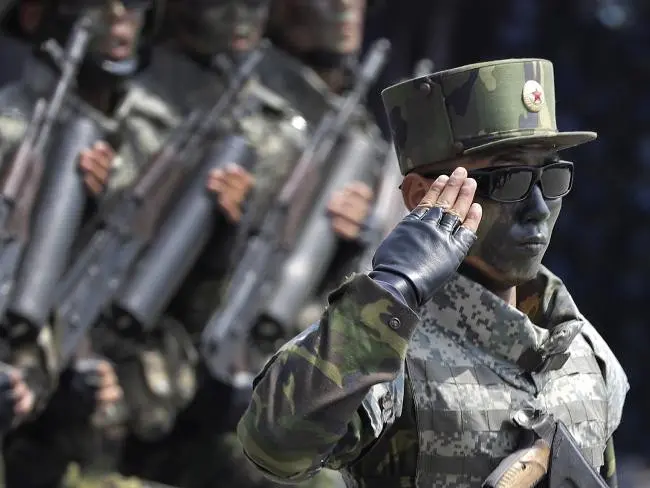 Militer Korut (Foto:AP)