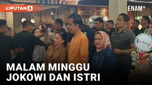VIDEO: Heboh, Jokowi dan Istri Malam Minggu Nonton Bioskop di Mal Bogor