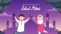 Ilustrasi Idul Fitri. Idulfitri, Lebaran. (Image by Freepik).