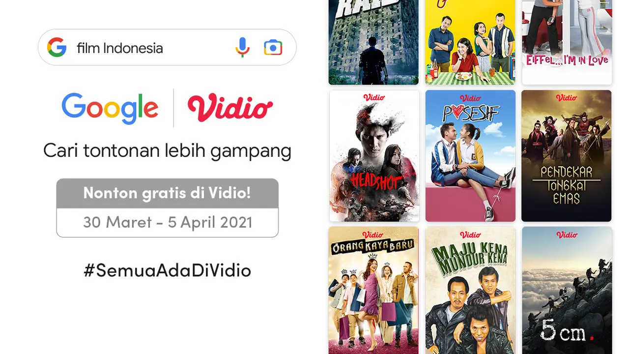 Rayakan Hari Film Nasional Bersama Vidio