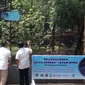 Sebanyak 40 burung jalak kebo mengawali kelompok pertama yang terbang bebas setelah lepas dari kandang Kebun Binatang Bandung. (Liputan6.com/Huyogo Simbolon)