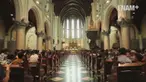Ratusan aparat menjaga ketat saat Misa Natal di Gereja Katedral, Jakarta
