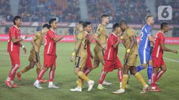 Dewa United berhasil meraih tempat ketiga turnamen Piala Presiden 2025 usai mengalahkan Liga Indonesia All Star dengan skor 2-0. (Liputan6.com/Helmi Fithriansyah)