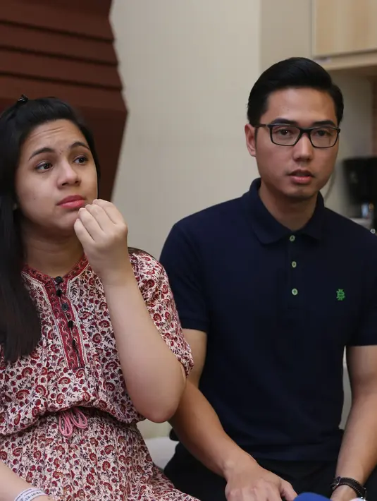 "Saya memilih 2 Mei kayaknya lucu, kan bertepatan dengan Hardiknas. Dan juga bertepatan dengan 9 bulan saya dan Nycta menikah," ujar Kinos. (Andy Masela/Bintang.com)