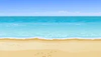 Ilustrasi pantai. (Image by katemangostar on Freepik)