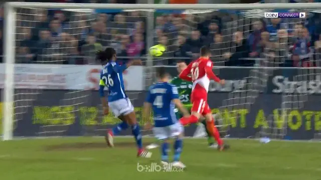 Strasbourg 1-3 Monaco | Liga Prancis | Highlight Pertandingan dan Gol-gol