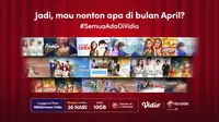 Promo Telkomsel Semua Ada Di Vidio. (Sumber : dok. vidio.com)