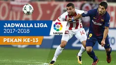 Berita video jadwal La Liga 2017-2018 pekan ke-13, ujian Barcelona melawan Valencia untuk mempertahanan rekor tak terkalahkan.