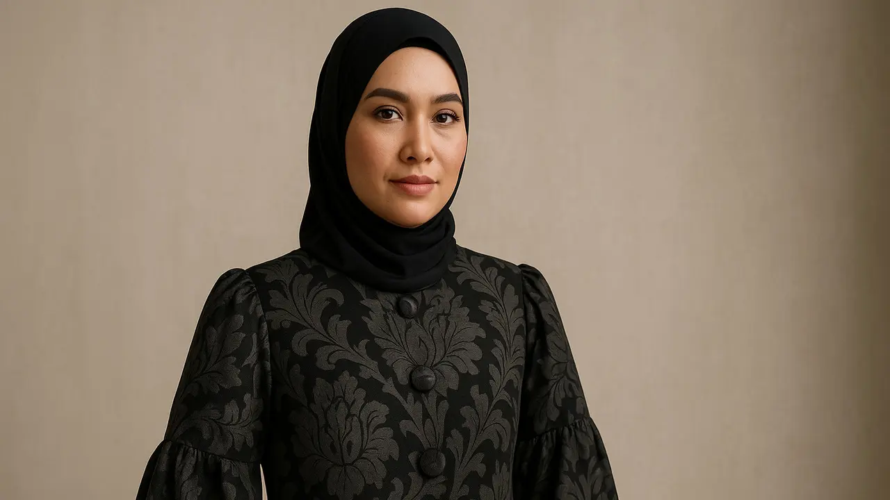 Model Gamis Brokat Modern Biar Tampil Anggun Saat Kondangan (Foto: ChatGPT)