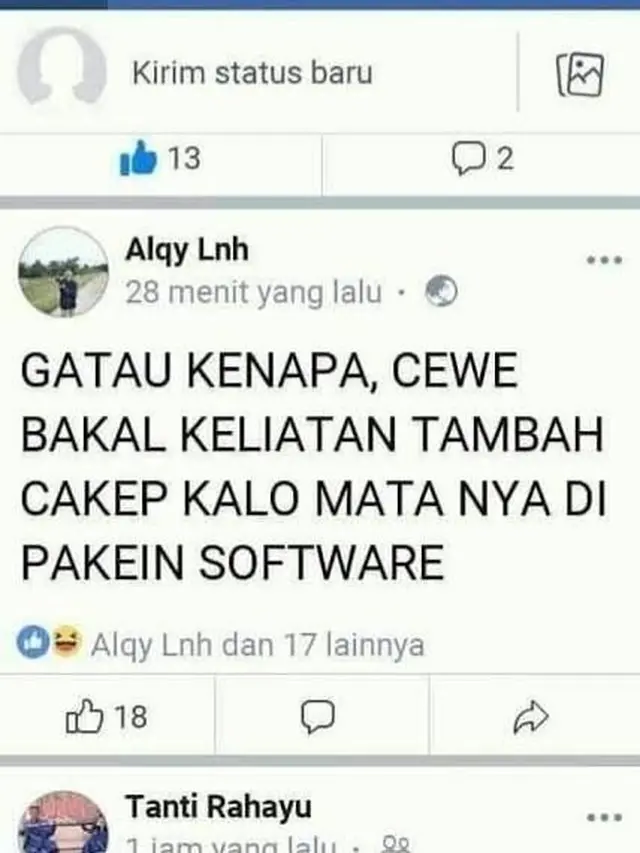 8 Status Jokes ala Warga Facebook Ini Bikin Tepuk Jidat