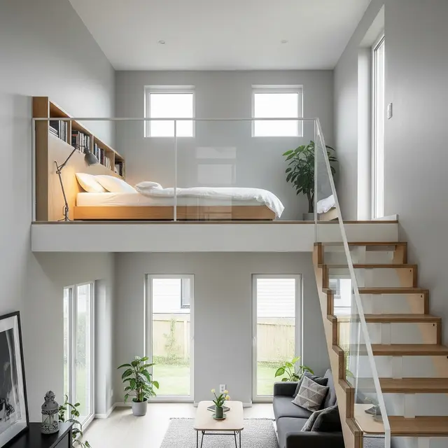 Model Rumah Kecil Tapi Luas 2025 dengan Konsep Mezzanine