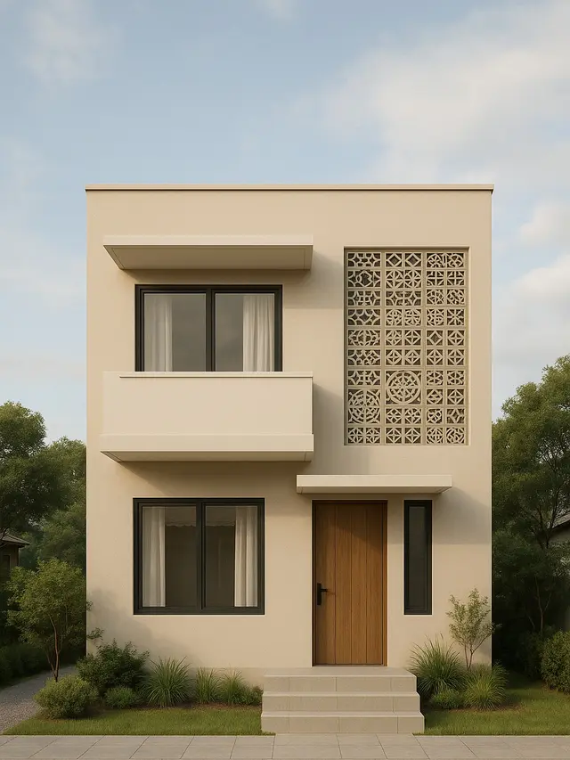 7 Model Rumah Sederhana tapi Indah 2 Lantai Tampak Depan, Desain Modern Minimalis yang Bikin Betah