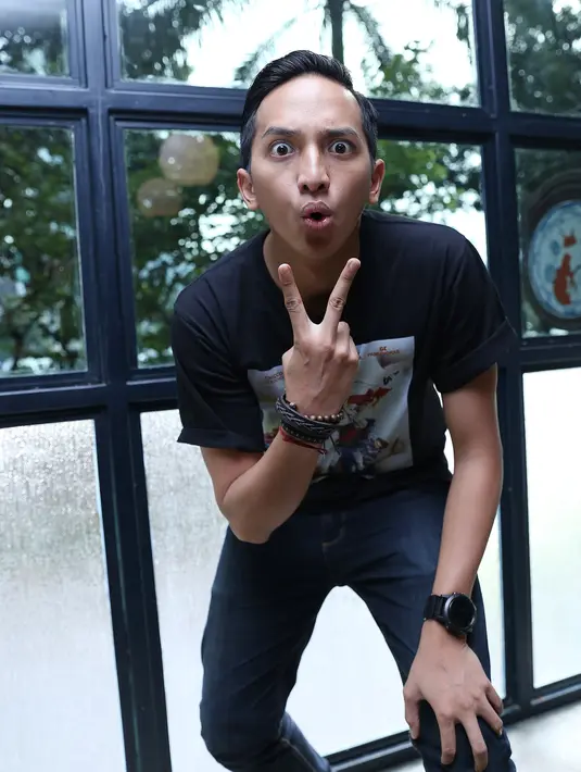 Biasanya Ge Pamungkas kerap terlibat dalam film komedi, kali ini dia mencoba keluar dari zonanya dengan membintangi film bergenre drama. (Galih W. Satria/Bintang.com)