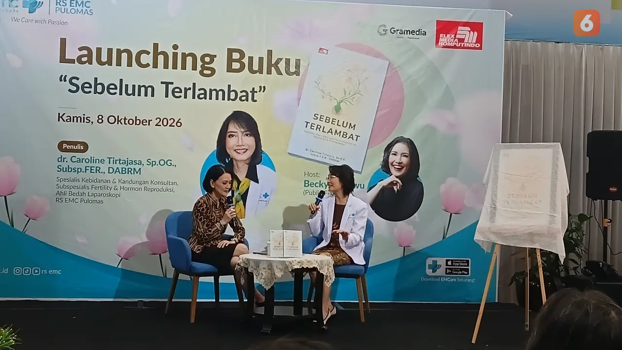 Peluncuran Buku 'Sebelum Terlambat' karya dr. Caroline Tirtajasa, Sp.OG., Subsp. FER., DABRM.