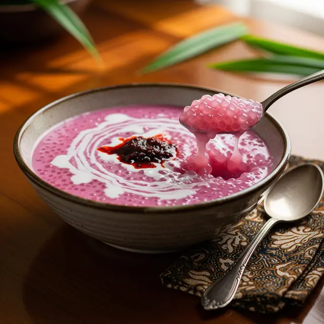 Ilustrasi Bubur Mutiara