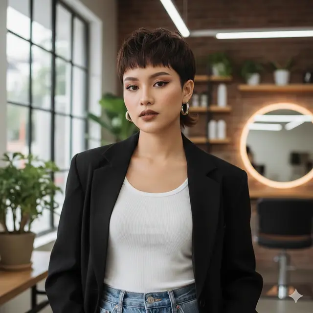 Model Rambut Wanita Pendek Cepak