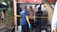 Rumah juru parkir di Palembang terbakar
