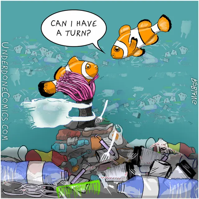 Seniman Ini Ingatkan Polusi Sampah di Laut Lewat Ilustrasi, 7 Hasilnya Mengagumkan