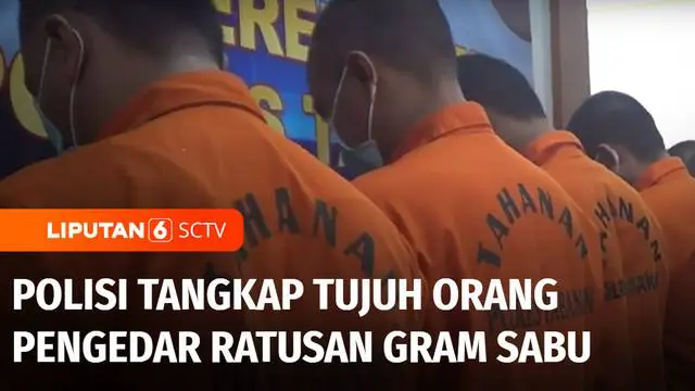 VIDEO: Mengungkap Jaringan Pengedar Sabu, Polisi Tangkap Tujuh Orang Tersangka