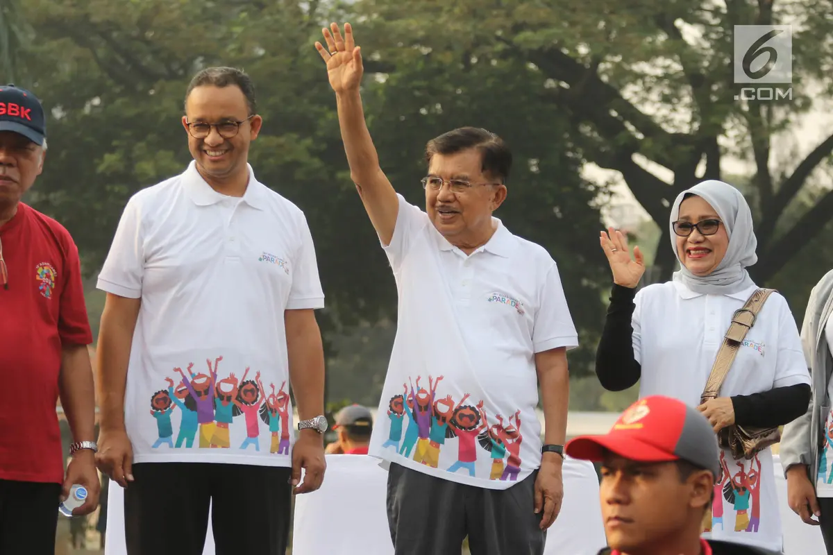 Wakil Presiden Jusuf Kalla Lepas Parade Asian Games 2018