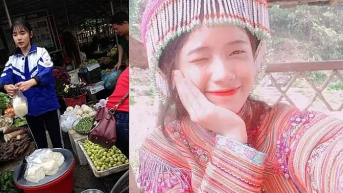 [Bintang] Bantu Ibu Berjualan Tahu, Remaja Cantik Berusia 17 Tahun Ini Langsung Jadi Viral