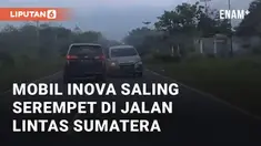 Dua mobil terlibat saling serempet di Lintas Sumatera, Rantau Ikil, Jambi. Insiden ini menyebabkan kerugian material dan kerusakan kendaraan