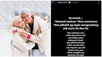 Pernyataan dari Kerabat Dekat Rizky Billar dan Lesti Kejora. (Sumber: Instagram/rizkybillar/lesty.alfatih/abiramzi76)