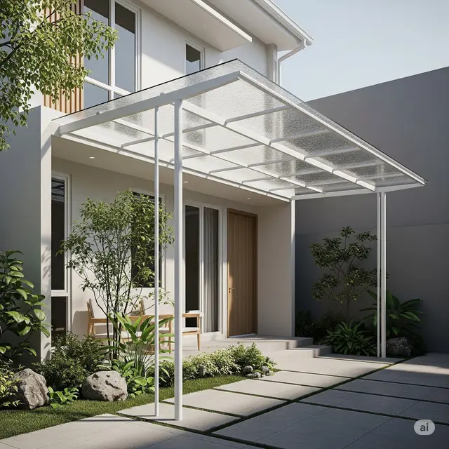 Model Kanopi Teras Depan Rumah Minimalis