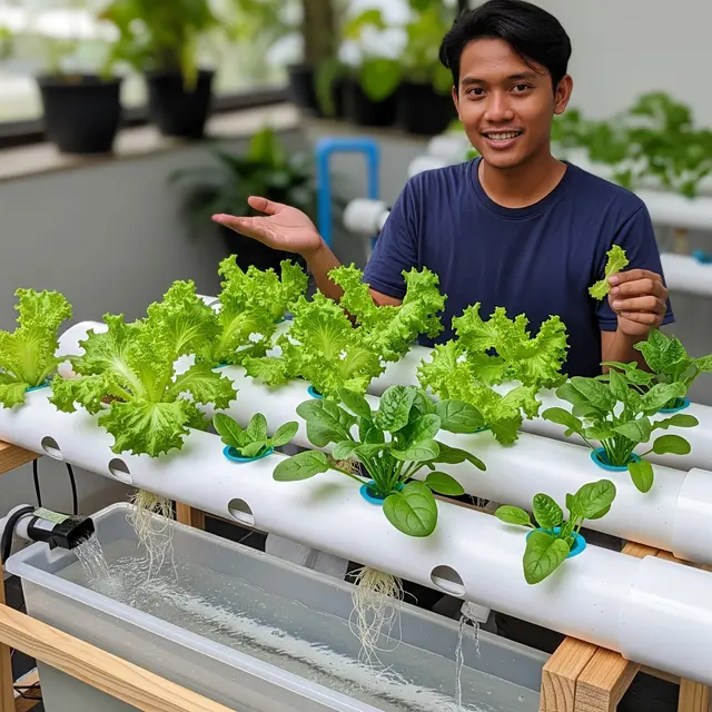 Edible Garden dari Pipa PVC