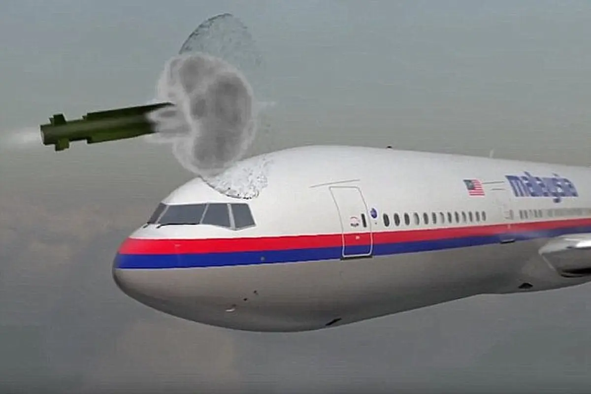 Tampilan 'Penampakan' Mengerikan Pesawat MH17