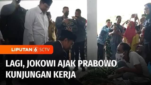 Sementara, Presiden Joko Widodo kembali mengajak Menhan Prabowo Subianto dalam kunjungan kerjanya, Jumat (17/3) kemarin. Kali ini Prabowo menemani Presiden ke Kabupaten Tabalong, Kalimantan Selatan. Keduanya mengecek harga-harga menjelang bulan puasa...