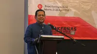 Di Rakernas Keluarga Besar Pelajar Islam Indonesia (KB PII), Ketua KEIN, Soetrisno Bachir menyampaikan orasi ilmiah "Peran Umat Islam Dalam Membangun Peradaban Ekonomi".