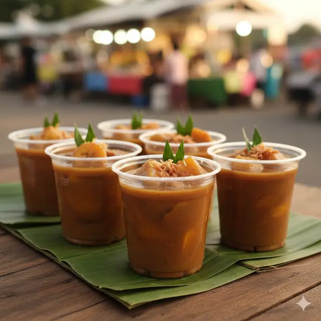 Jualan modal Rp100 ribu saat puasa (Foto: Gemini AI)