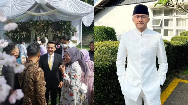 6 Potret Beda Gaya Sahrul Gunawan dan Hengky Kurniawan saat Hadiri Hajatan Warganya